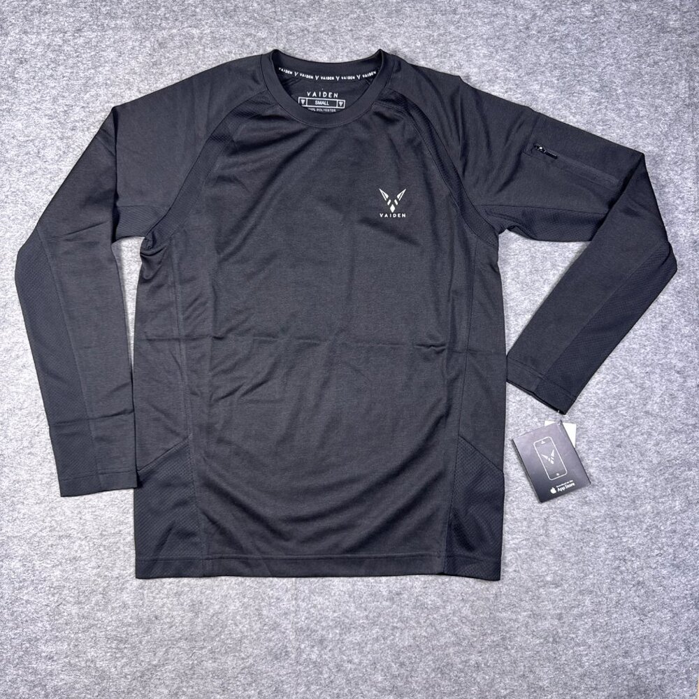 Vaiden T Shirt Mens Small Black Performance Athleisure Tactical Tech